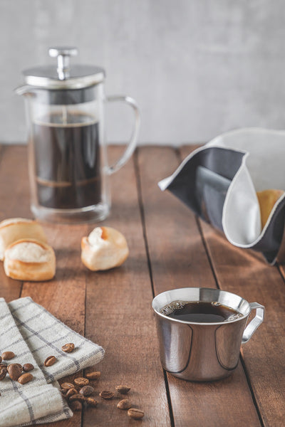 2pc. Coffee Cup Set Stainless