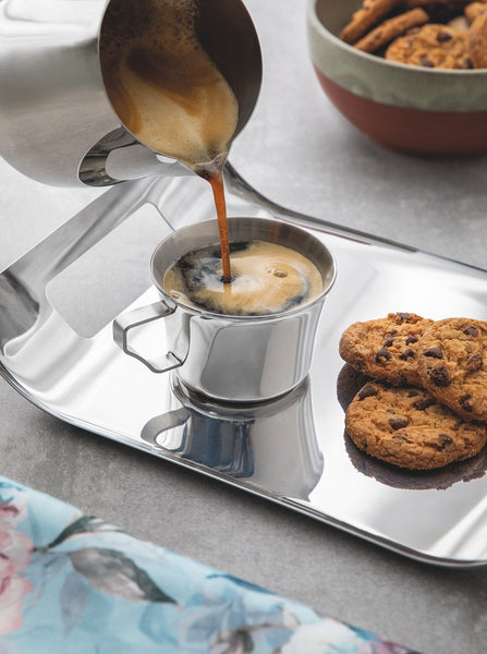 2pc. Coffee Cup Set Stainless