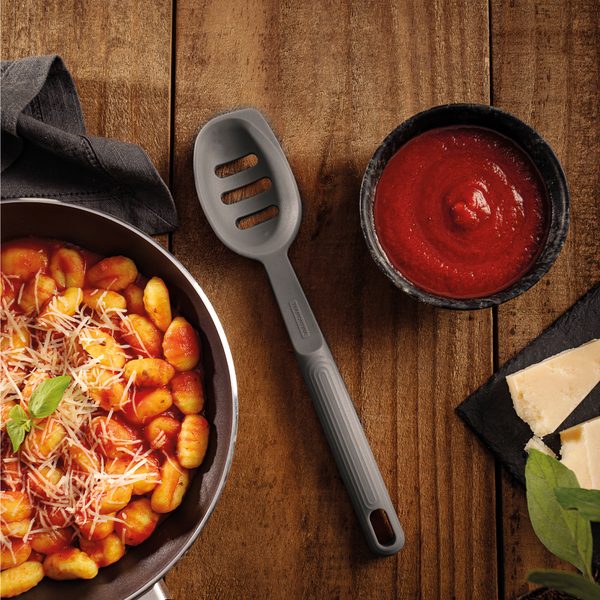 Tramontina Softta Slotted Serving Spoon Gray, Silicone