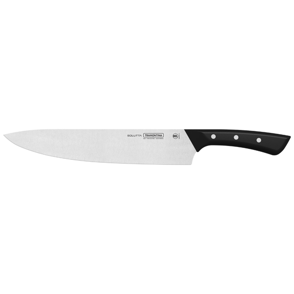 Tramontina Solutta 10" Chef Knife,Stainless Steel Blade/Polycarbonate/Fiberglass Handle