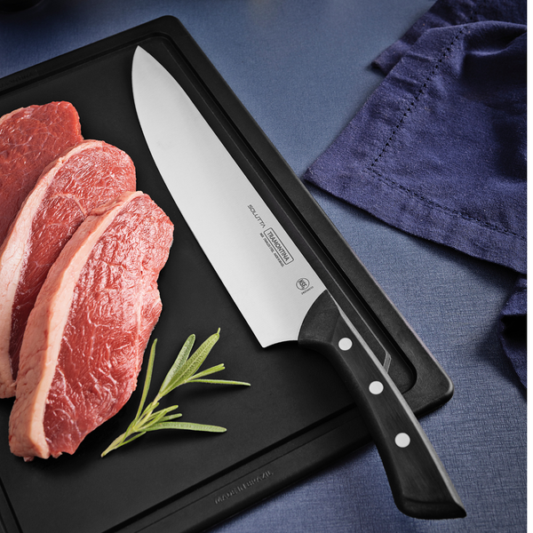 Tramontina Solutta 10" Chef Knife,Stainless Steel Blade/Polycarbonate/Fiberglass Handle