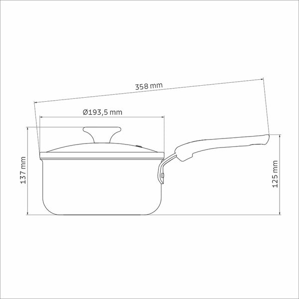 Tunis Sauce Pan 18cm