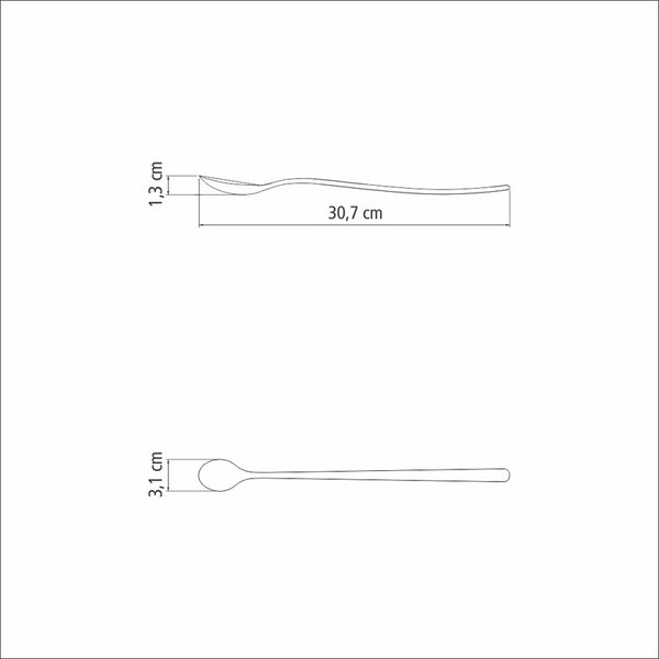 Stainless Steel Cocktail Spoon 30 cm