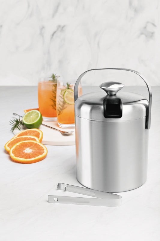 Large Ice Set Design Stainless Steel 2pc. Insulated Ice Set – Tramontina PH