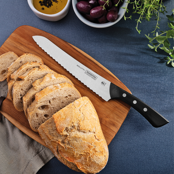 Tramontina Solutta 8" Bread Knife,Stainless Steel/Polycarbonate/Fiberglass Handle