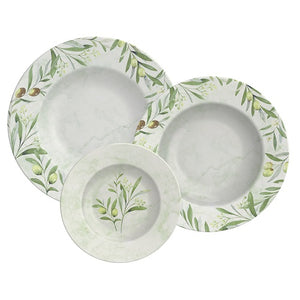 Oliva 12pc. Plate Set