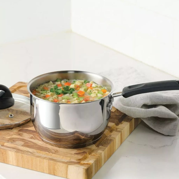 Tramontina Everyday 14 Piece Set, Stainless Steel/Tri-Ply/Induction