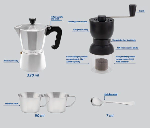 5pc Coffee Set for Camping