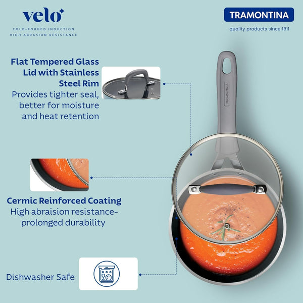 Tramontina Velo Cold Forged Aluminum Saucepan 16cm