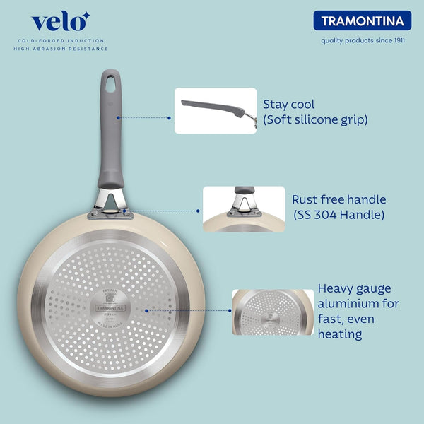 Tramontina Velo Cold Forged Aluminum Fry Pan 24cm