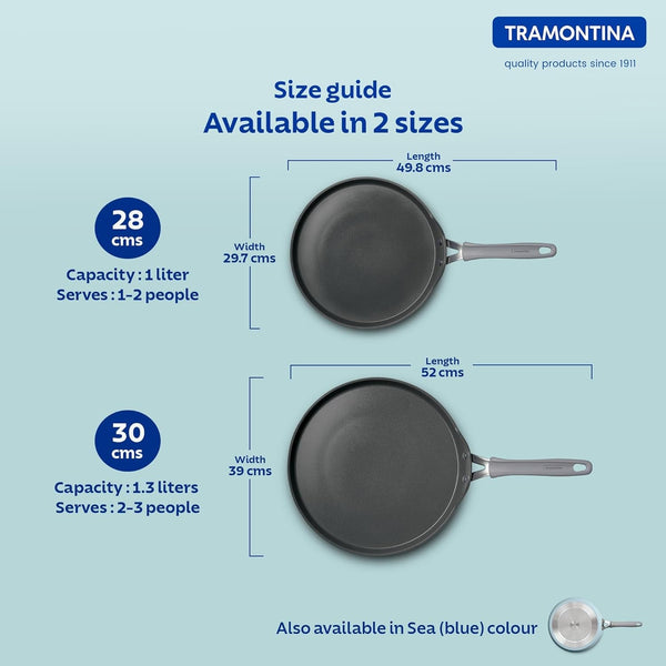 Tramontina Velo Cold Forged Aluminum Dosa Tawa 28cm BEIGE