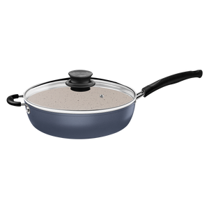 Skillet with Lid 28cm Marble Coated Induction Ready
