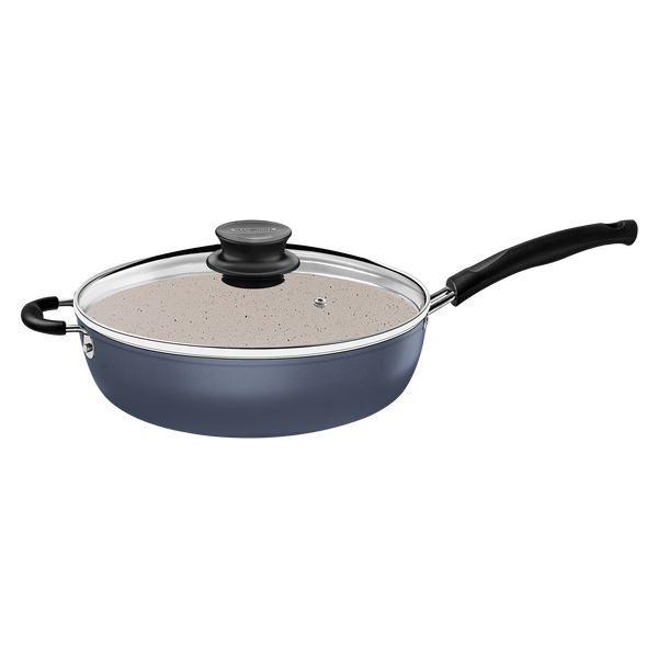 Skillet with Lid 28cm Marble Coated Induction Ready