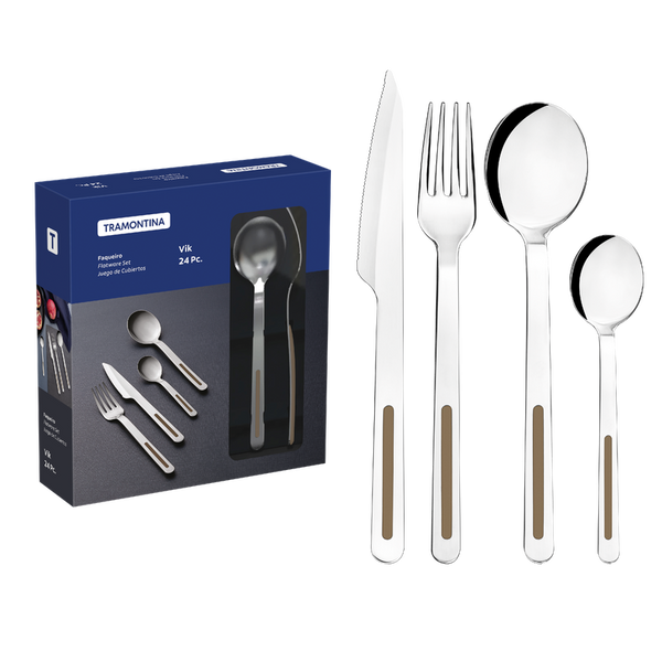 Vik 24pc. Flatware Set