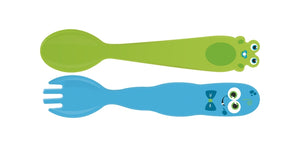 Monster Baby 2pc. Childrens Cutlery Set