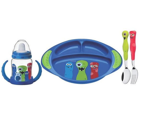 Monster Kids 4pc. Cutelry Set