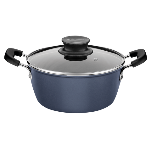 Casserole 24cm Black Marble Coated Induction ready