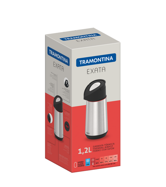 Thermos Bottle with Pump 1.2L