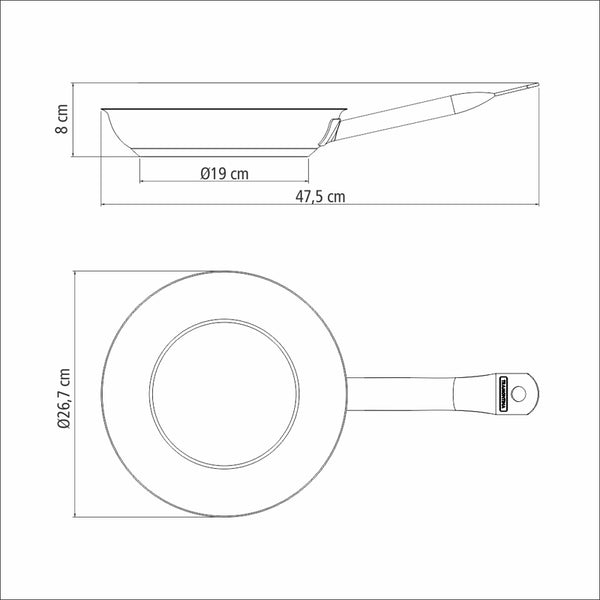 Professional Frying Pan 26cm