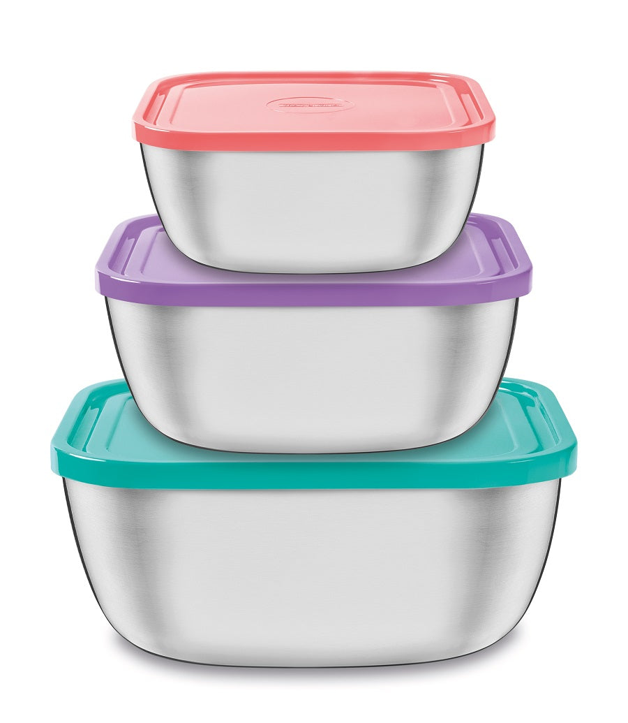 Food Storage Container Set with Lid (1.50L, 2.40L, 4.00L)