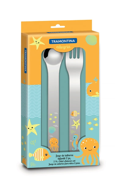 Allegria 2pc. Cutlery Set Sea Creatures