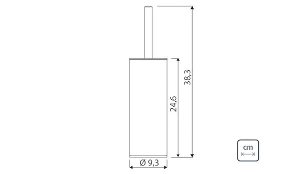 PP Toilet Brush and S/S Holder