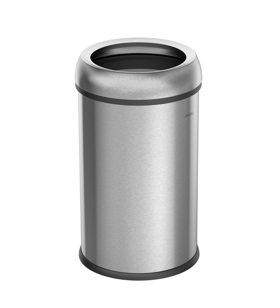 Institutional S/S Trash Bin 65L Open Type