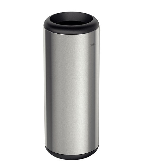 Capsule S/S Trash Bin w/o Lid Black