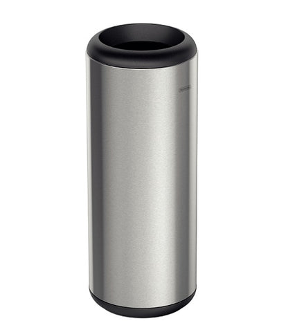 Capsule S/S Trash Bin w/o Lid Black