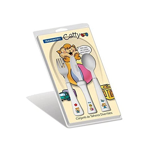 Catty 3pc. Cutlery Set (Blister)