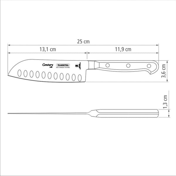 Century 5" Cook's Knife (Santoku)