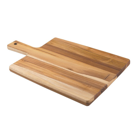 Cutting Board Teakwood w/ Handle 15.7" X 10.6" X 0.7"