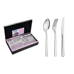 Oslo 72pc. Flatware Set (Black Box)